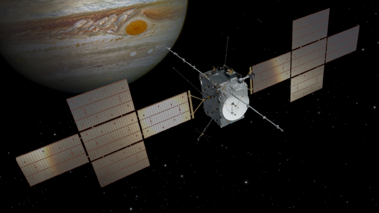 Jupiter and the JUICE spacecraft